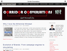 Tablet Screenshot of corridorconversations.com